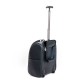 Τροχήλατη βαλίτσα ομορφιάς Leather Black-5866161