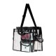 Τσάντα ομορφιάς με ιμάντα ώμου Clear Black-5866173