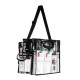 Τσάντα ομορφιάς με ιμάντα ώμου Clear Black-5866173