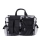 Τσάντα ομορφιάς με ιμάντα ώμου Clear Black-5866176