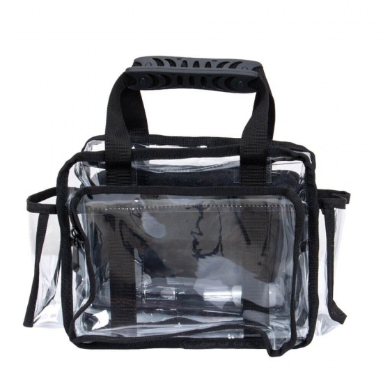 Τσάντα ομορφιάς με ιμάντα ώμου Clear Black-5866185