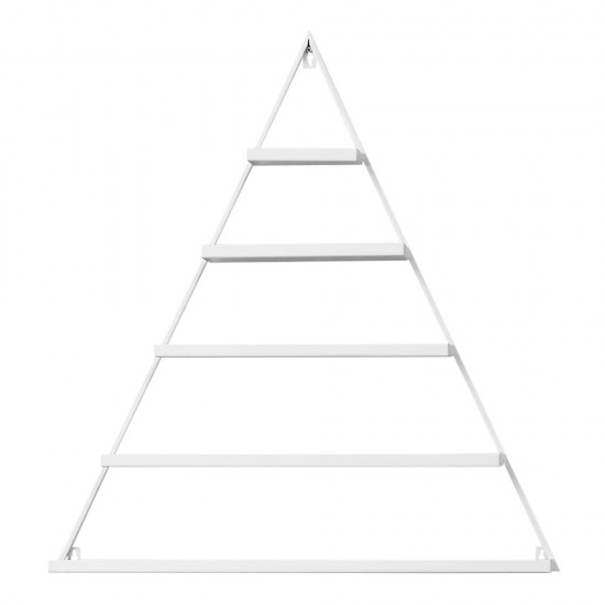 Storage wall rack triangle shaped White  σύνθεση 6 τεμάχια -6940403