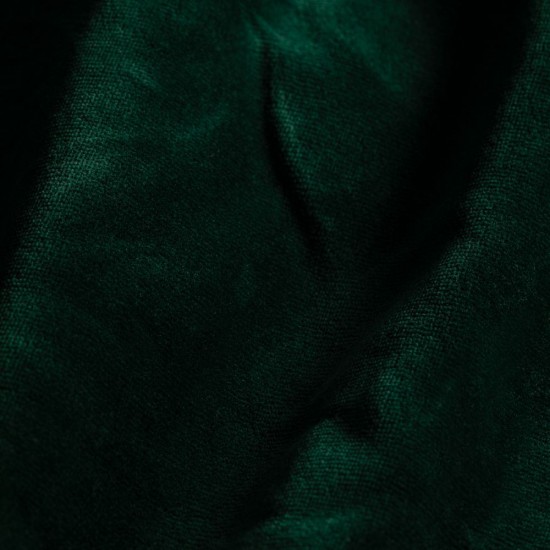 Βελούδινη κουβέρτα κάλυμμα αισθητικής 70x190cm Σκούρο Πράσινο - 0142981