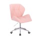 Vanity Chair Diamond Gold Pink Color - 5400363