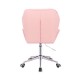 Vanity Chair Diamond Gold Pink Color - 5400363