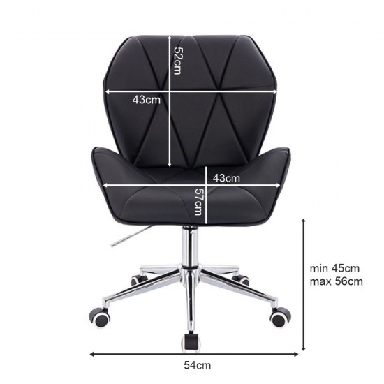 Vanity Chair Diamond Black Color - 5400173