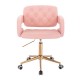 Vanity Chair Νarcissus Gold Pink Color - 5400185