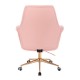 Lounge Chair Gold base Lovely Pink - 5400198