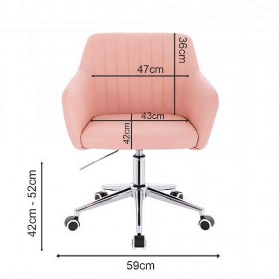Nordic Style Vanity chair Pink Color - 5400210