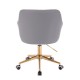 Nordic Style Vanity chair Gold Grey Color - 5400217