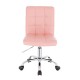 Vanity chair PU Leather Light Pink Color - 5400263