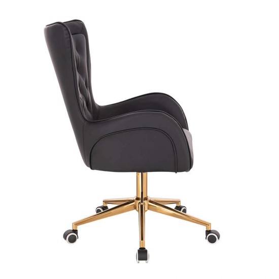 Elegant Stylish Chair Nappa Black-5400321