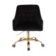 Elegant Stylish Chair Black Gold-5400324