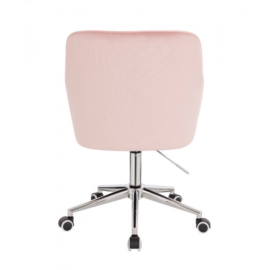 Stylish Chair Velvet Light Pink-5400330