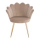 Vanity Chair Shell Premium Quality Light Brown Gold-5400375