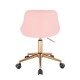 Vanity chair PU Leather Light Pink Gold Color - 5420141