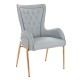 Elegant Stylish Chair Nappa Light Grey-5470109