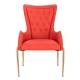 Elegant Stylish Chair Nappa Orange Red -5470112