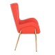Elegant Stylish Chair Nappa Orange Red -5470112