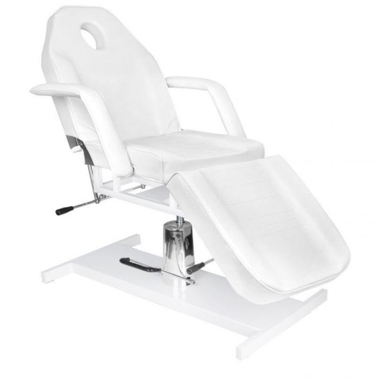 Καρέκλα αισθητικής με υδραυλική ανύψωση λευκή 210 Basic - 0126503