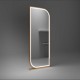 Privilege Full Length Salon Mirror με led φωτισμό Gold-6991204