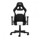Premium Gaming & Office chair Dark  Black/White - 0143054