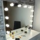 Tραπέζι make-up 80cm & Hollywood Mirror full Frame  - 6900167
