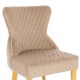 Luxury Chair French Velvet Lion King Light Brown Gold-5470228