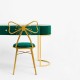 Luxury chair Velvet Ribbon Green - 0138354