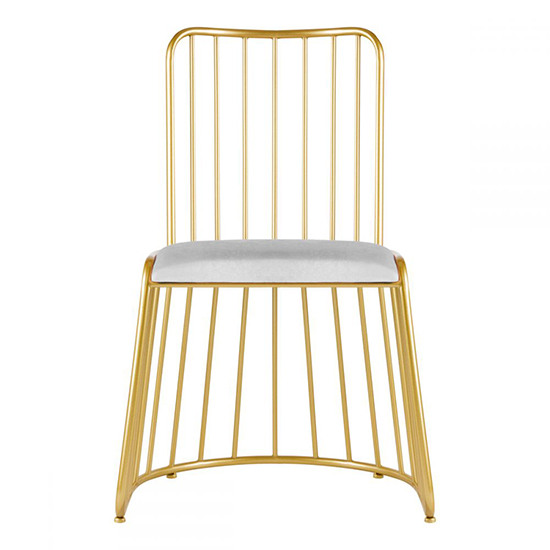 Luxury Chair Velvet MT-307 Grey - 0141279