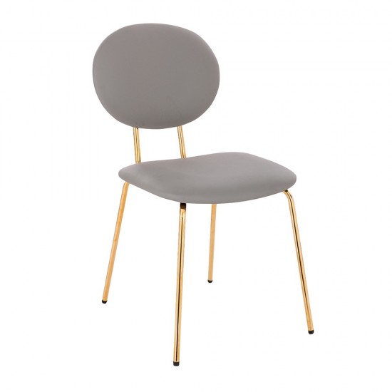 Nordic Style Luxury Beauty Chair Light Grey - 5470101