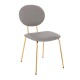 Nordic Style Luxury Beauty Chair Light Grey - 5470101