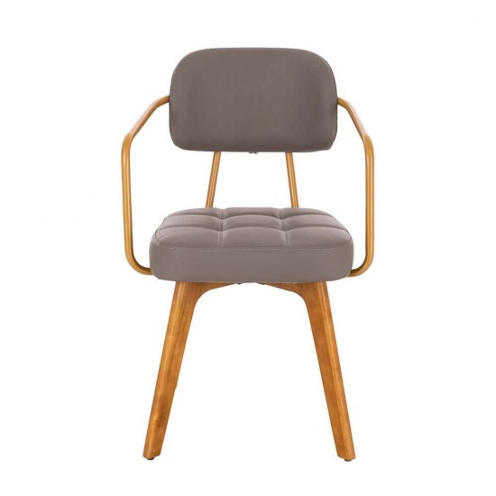 Vintage Stylish Chair Grey-5470113