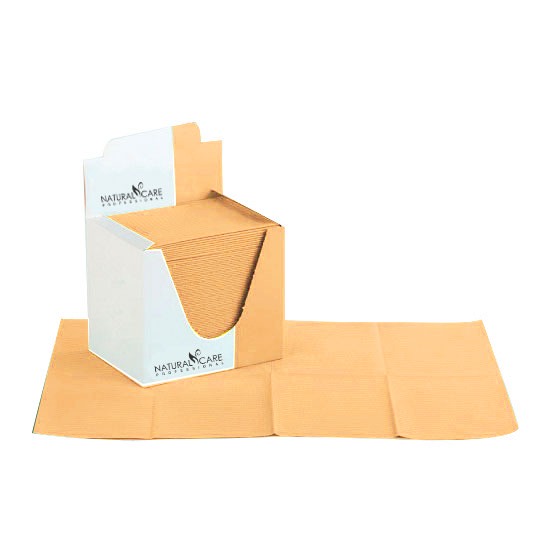 Πετσέτες μιας χρήσεως πορτοκαλί box 125 τεμάχια- 1080815