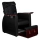 Ηλεκτρική Πολυθρόνα Pedicure Spa με massage και ρύθμιση πλάτης μαύρη - 0125978