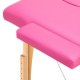 Κρεβάτι Μασάζ 2 Θέσεων ξύλινο Πτυσσόμενο Comfort Pink- 0147199