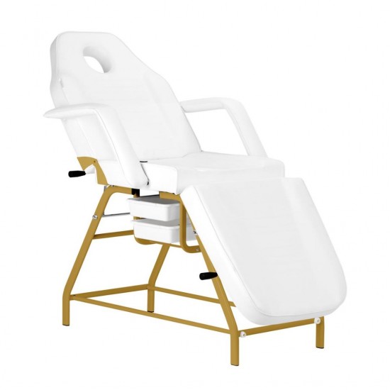 Επαγγελματική καρέκλα αισθητικής White Gold- 0147251