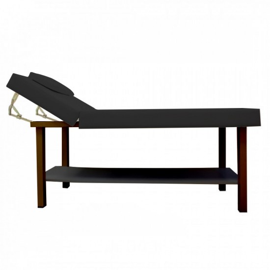 Premium Κρεβάτι μασάζ & αισθητικής Wooden Black Extra Comfort-8600012