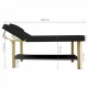 Premium Κρεβάτι μασάζ & αισθητικής Metal Black Gold Extra Comfort-8600015