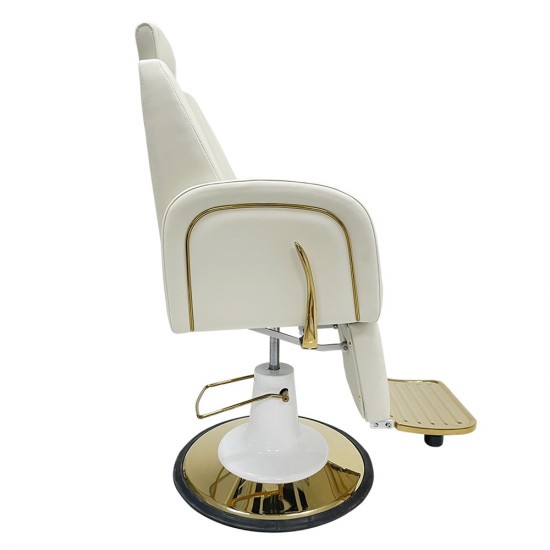Privilege barber and hair salon chair Cream Gold-6991201