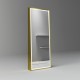 Privilege Full Length Salon Mirror  με led φωτισμό Gold-6991203