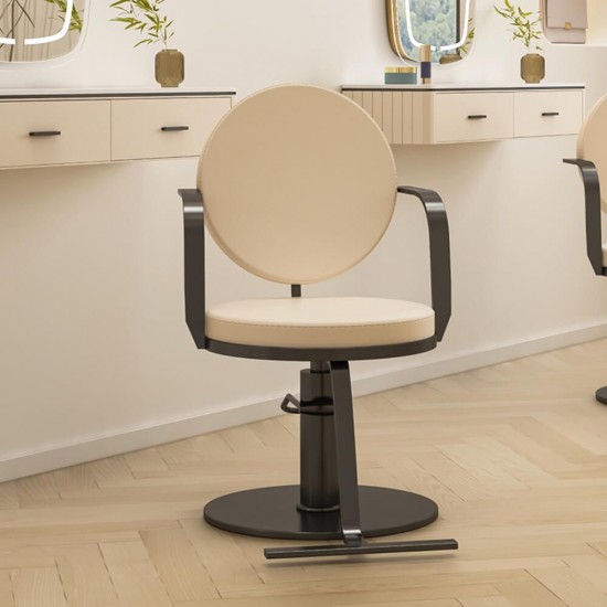 Privilege Barber Chair Cream Black-6991223