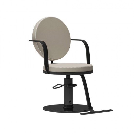 Privilege Barber Chair Gray Black-6991224