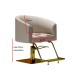 Privilege Barber Chair Light Brown Gold-6991225