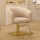 Privilege Barber Chair Light Brown Gold-6991225