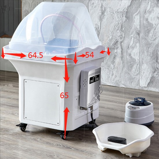 Portable Station for hair and head spa White-8680406