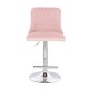Luxury Bar stool Lion King Velvet Light Pink - 5450105