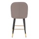 Luxury Bar stool Pu Leather Dark Grey-5450121