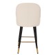 Luxury Bar stool Pu Leather Cream-5450122