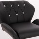 Luxury Bar stool Crystal Black -5450135